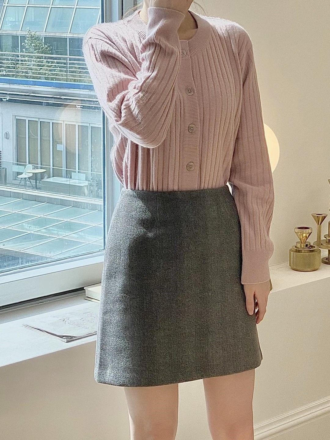 粉红色