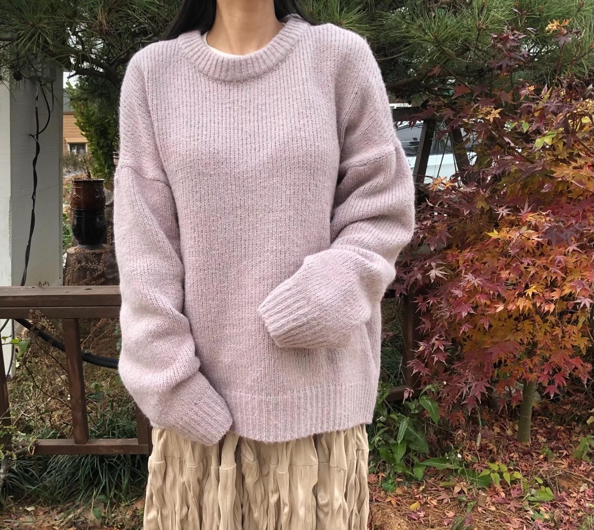 粉红色