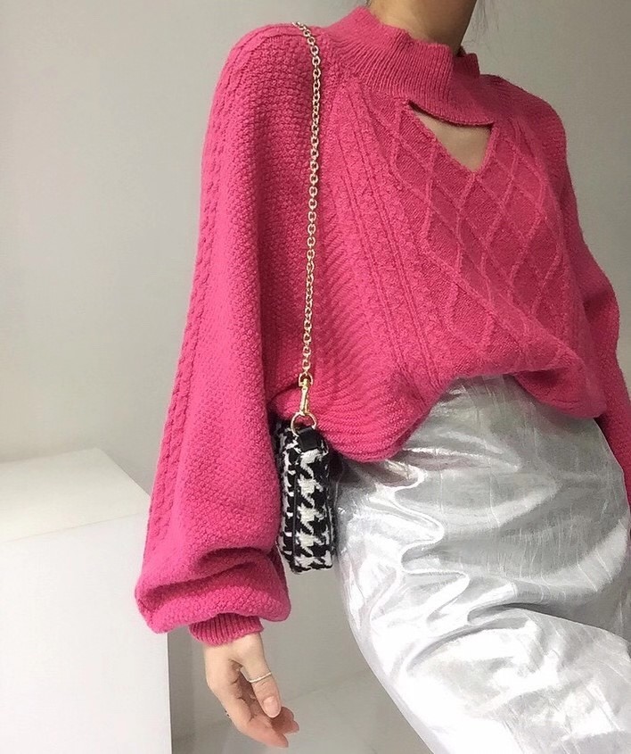粉红色