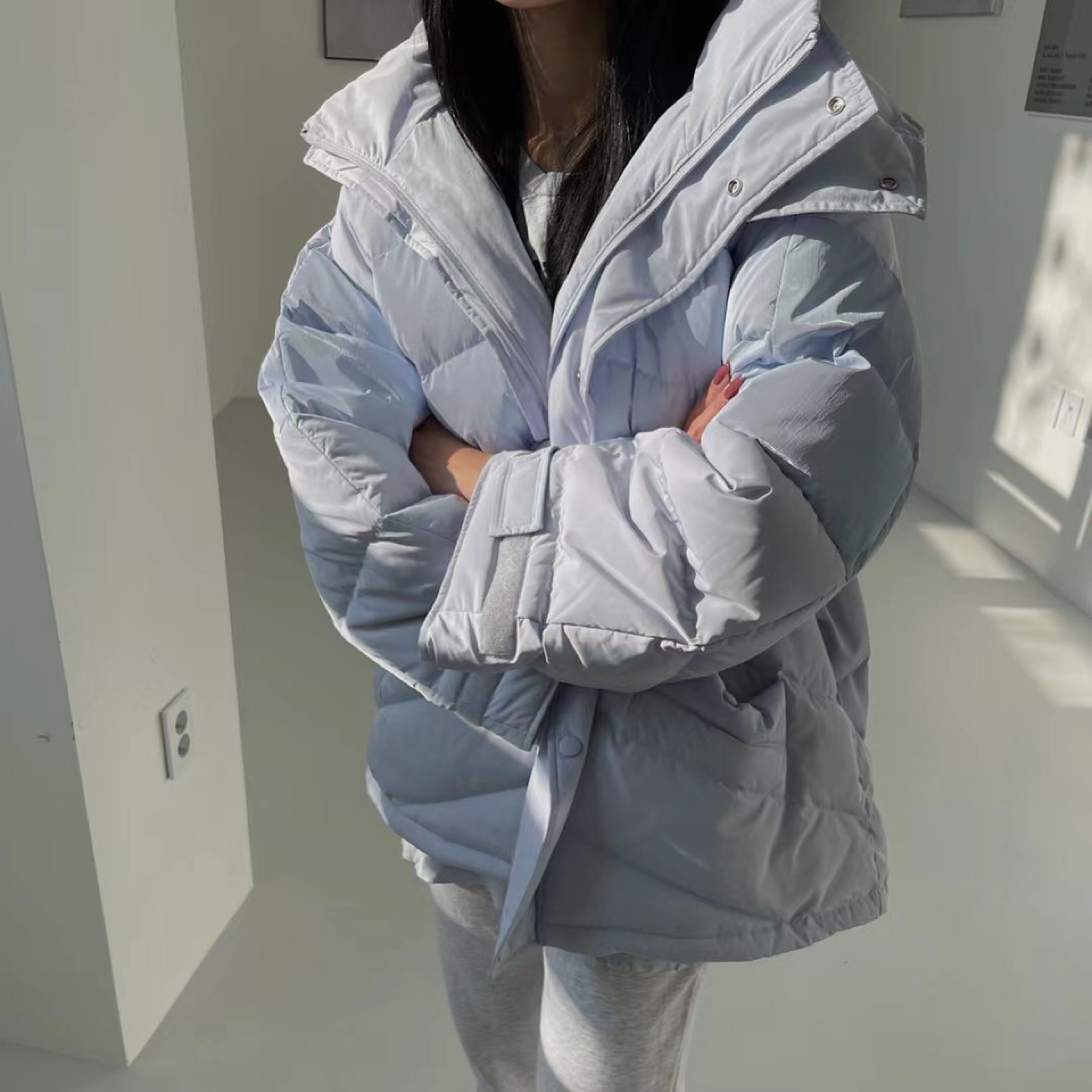 天蓝色
