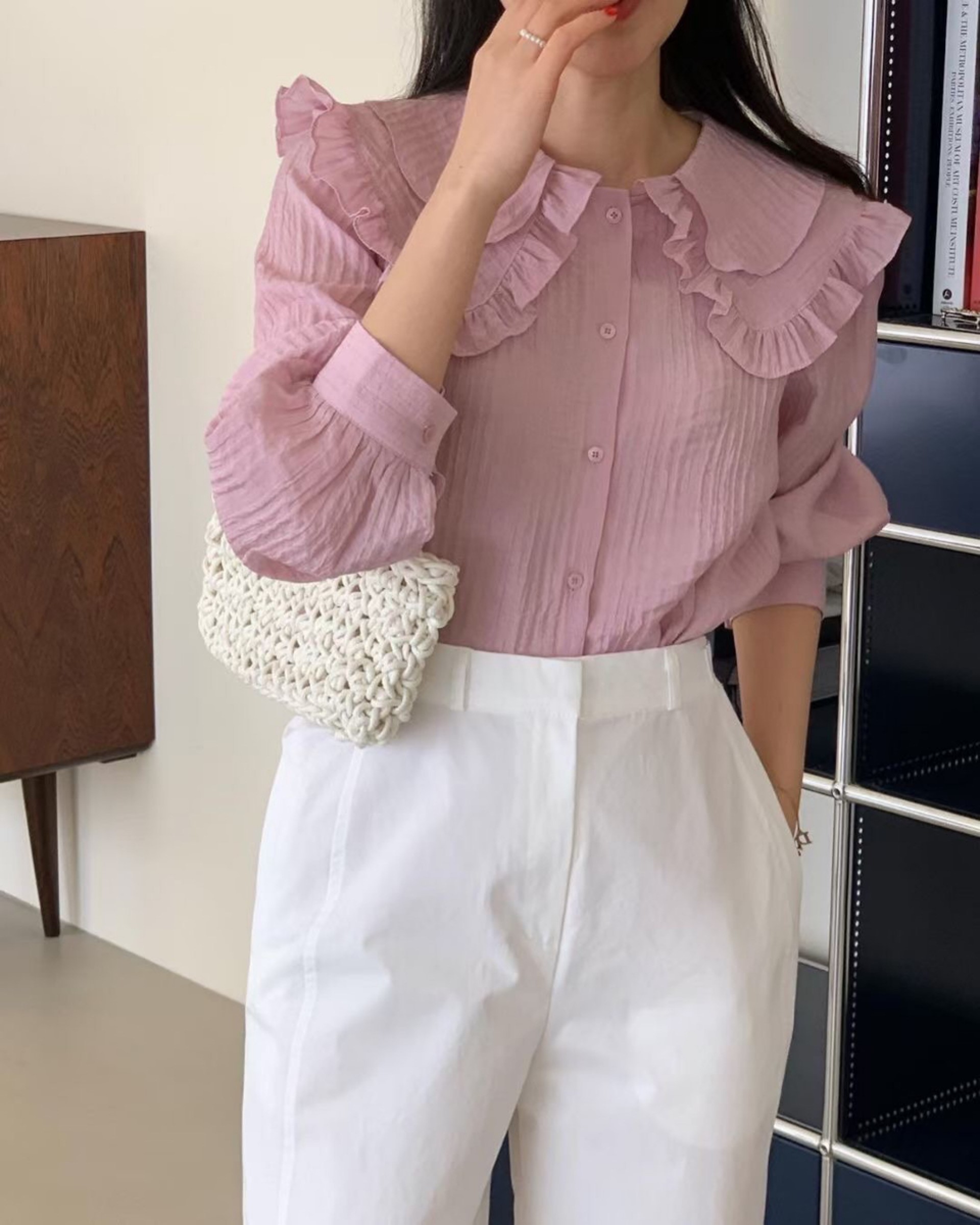 粉红色