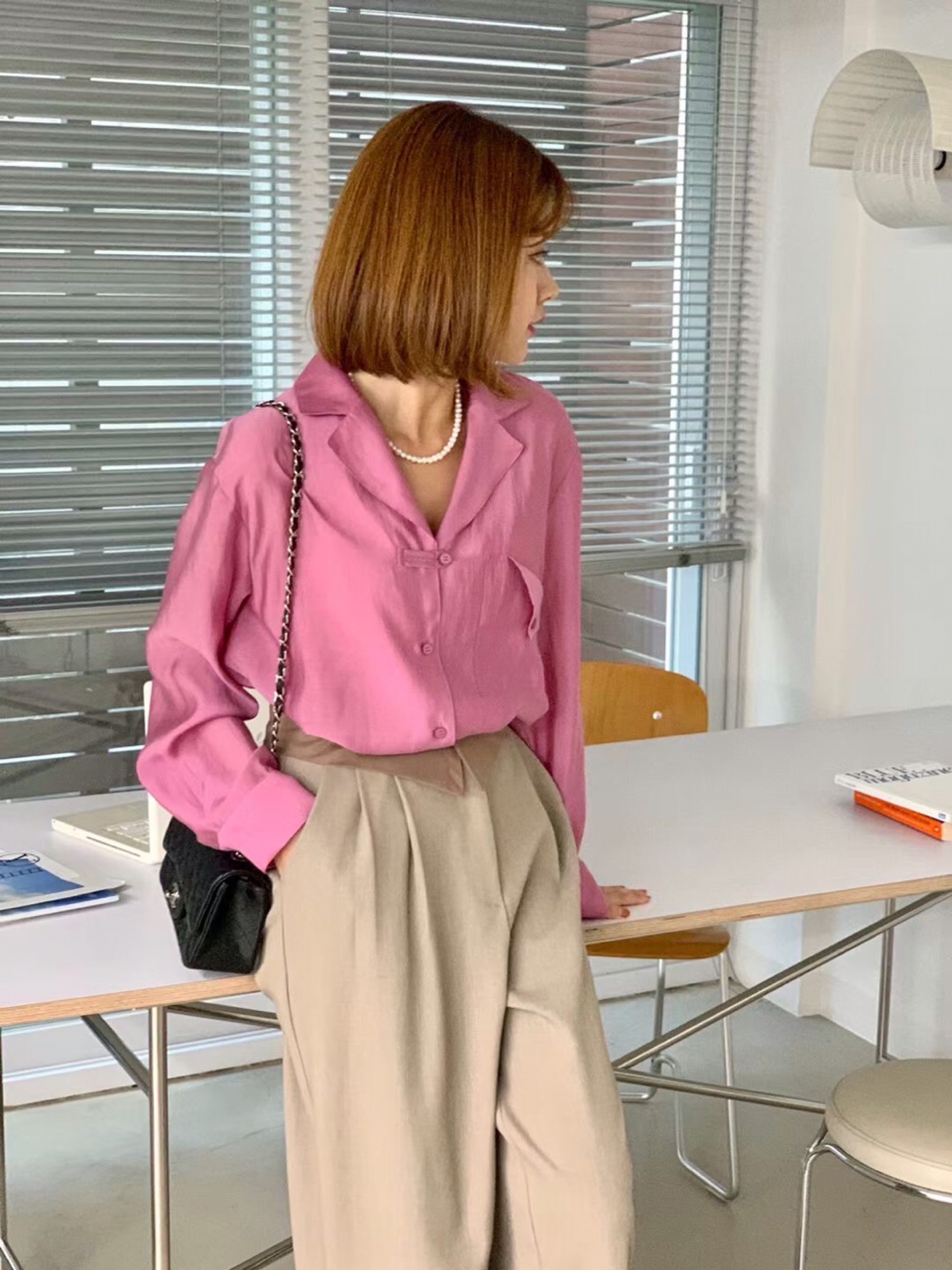 樱桃粉色