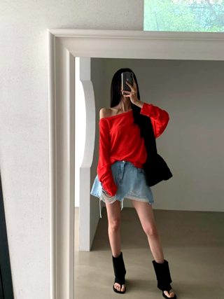 红色