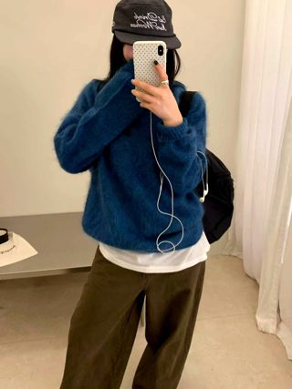 蓝色