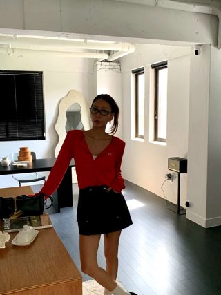 红色