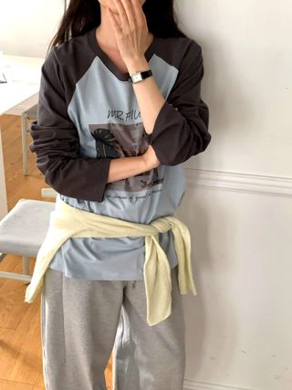 蓝色