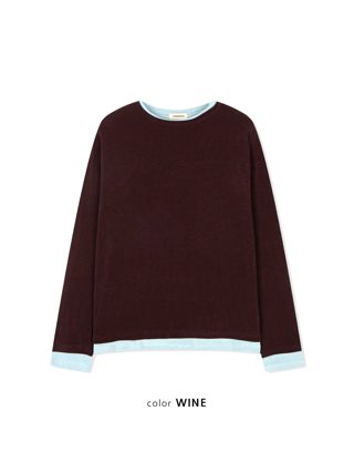 酒红色